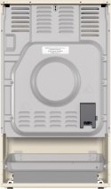 Kuchnia elektryczna GORENJE GECS5B70CLI Retro 50 cm | AirFry | funkcja Pizza | FrozenBake | kremowy