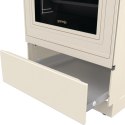 Kuchnia elektryczna GORENJE GECS5B70CLI Retro 50 cm | AirFry | funkcja Pizza | FrozenBake | kremowy