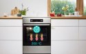 Kuchnia elektryczna GORENJE GECS5B70CLI Retro 50 cm | AirFry | funkcja Pizza | FrozenBake | kremowy