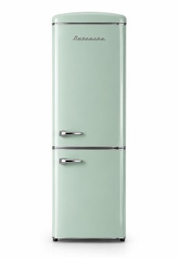 Lodówka Retro Ravanson LKK-315RM 597mm x 707mm x 1943 mm | 315l | Total No Frost | klasa E | miętowy