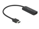 DeLOCK Adapter HDMI-A męski > DisplayPort żeński czarny