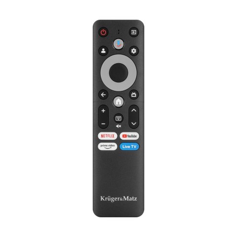 KRUGER&MATZ TELEWIZOR LED 55" UHD GOOGLETV, DVB-T2/S2/T/C H.265 HEVC KM0255UHD-G