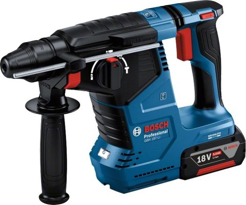 Młot udarowy akumulatorowy BOSCH B 611923021 SDS+ GBH 187-LI 2*5.0AH