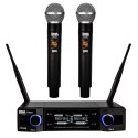 DNA DVS2 - Mikrofon bezprzewodowy, 2x nadajnik doręczny + baza, pasmo UHF 560-590 MHz