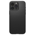 Etui pokrowiec na iPhone 15 Pro Liquid Air - czarny mat