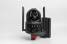 Kamera zewnętrzna podwójna 4G 3MP+3MP + panel słoneczny Technaxx TX-329