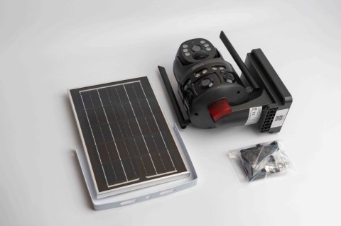 Kamera zewnętrzna podwójna 4G 3MP+3MP + panel słoneczny Technaxx TX-329