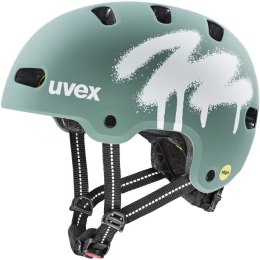 Kask rowerowy dziecięcy UVEX Kid 4 Style MIPS Green 55-58 cm