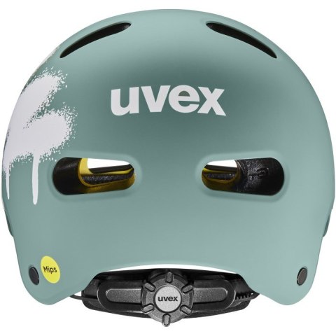 Kask rowerowy dziecięcy UVEX Kid 4 Style MIPS Green 55-58 cm