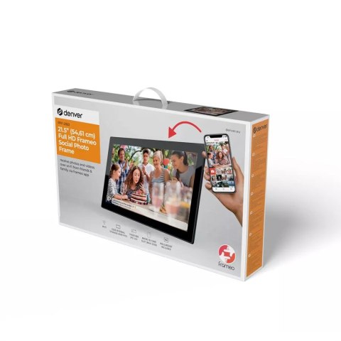 Denver PFF-2160 ramka na zdjęcia z Frameo FHD 21.5" 1920 x 1080 IPS