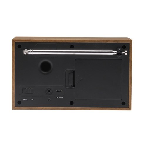 Radio Denver DAB-46DARK GREY Internet Analogowe i cyfrowe Czarny, Brązowy
