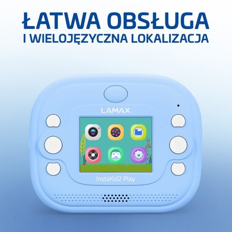 Aparat fotograficzny dla dzieci LAMAX InstaKid2 Play, blue