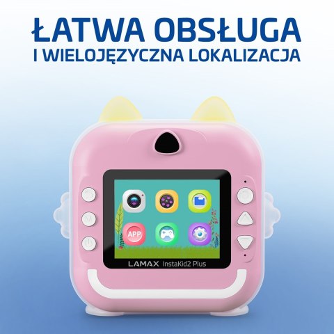 Aparat fotograficzny dla dzieci LAMAX InstaKid2 Plus, pink