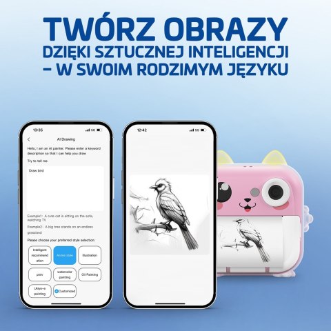 Aparat fotograficzny dla dzieci LAMAX InstaKid2 Plus, pink