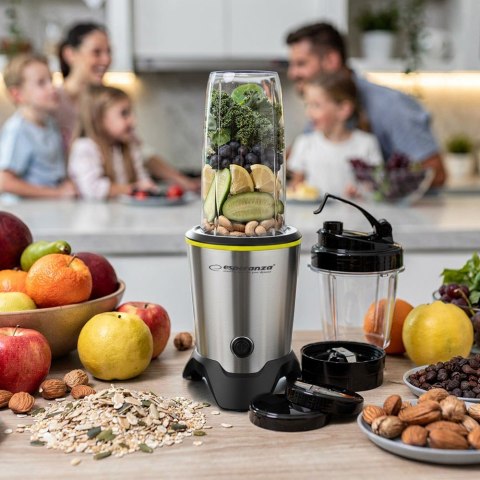 Blender sportowy Esperanza MASTER EKM028 (1000W; kolor czarno-srebrny)