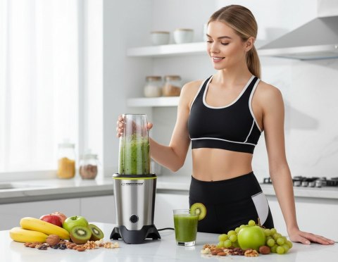 Blender sportowy Esperanza MASTER EKM028 (1000W; kolor czarno-srebrny)