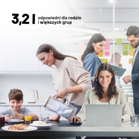 Dzbanek filtrujący Lauben Glass Water Filter Jug 32GW