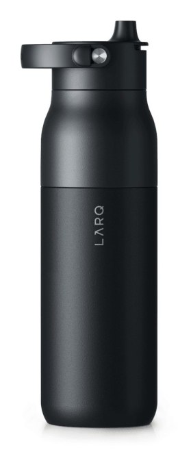LARQ Bottle PureVis 2 - inteligentna samoczyszcząca butelka filtrująca - światło UV-C, 1L (obsidian black)