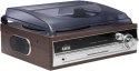 Gramofon retro Denver VPR-190MK2 z radiem i wbudowanymi głośnikami
