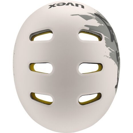 Kask rowerowy dziecięcy UVEX Kid 4 Style MIPS Dirt Warm Grey 55-58 cm