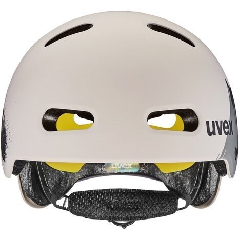 Kask rowerowy dziecięcy UVEX Kid 4 Style MIPS Dirt Warm Grey 55-58 cm