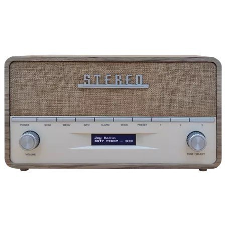 Radio przenośne cyfrowe Denver DAB-36LW brązowy, biały