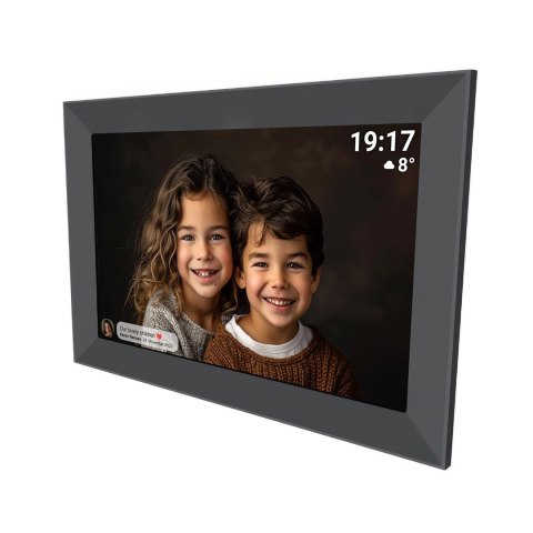 Ramka cyfrowa Denver PFF-1012 czarna 25,6cm (10.1") Ekran dotykowy Wi-Fi