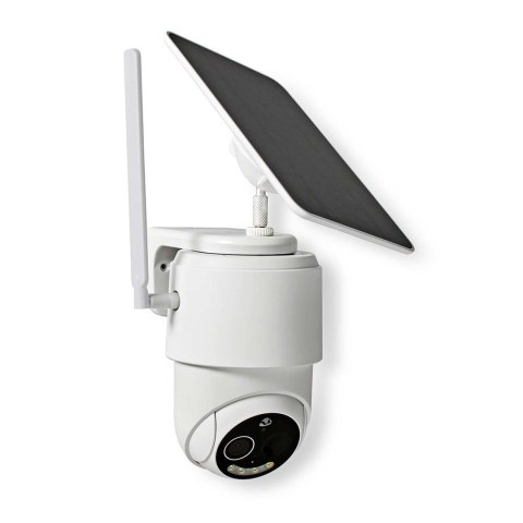 Kamera zewnętrzna Nedis Smartlife 4G, IP65 czujnik ruchu, night vision, biały