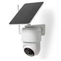 Kamera zewnętrzna Nedis Smartlife 4G, IP65 czujnik ruchu, night vision, biały