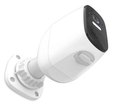 Kamera zewnętrzna Nedis Smartlife Wifi, IP66, czujnik ruchu, night vision, biały