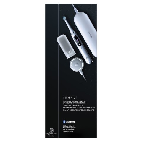 Szczoteczka do zębów ORAL-B iO Series 10 Stardust White elektryczna + ładowarka iO Sense Biały