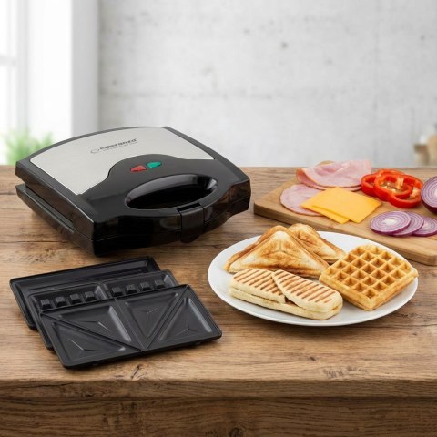 Opiekacz do kanapek Esperanza Muffuletta EKT005 (700W; kolor czarny, kolor inox)