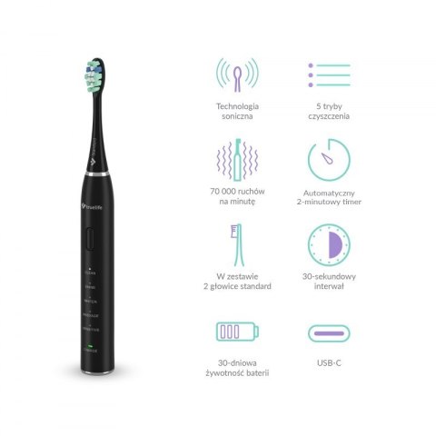 Szczoteczka soniczna TrueLife SonicBrush Clean30 Black
