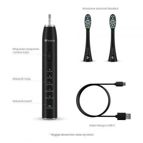 Szczoteczka soniczna TrueLife SonicBrush Clean30 Black