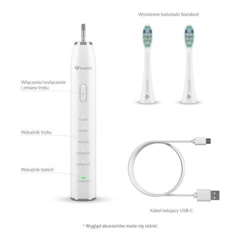 Szczoteczka soniczna TrueLife SonicBrush Clean30 White