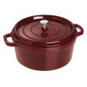 Garnek żeliwny okrągły STAUB 40509-362-0 - grenadynowy 6.7 ltr