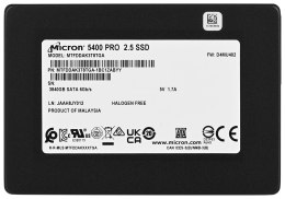 Dysk SSD Micron 5400 PRO 3.84TB SATA 2.5
