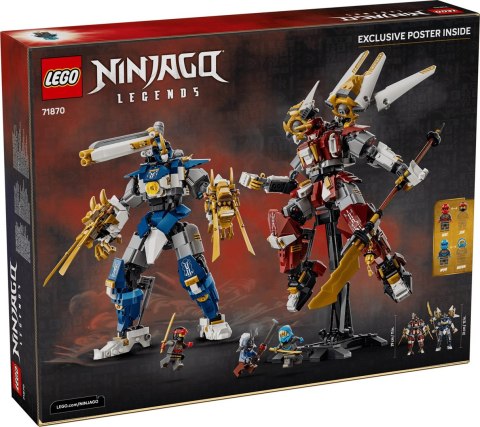 LEGO Ninjago 71870 - Bliźniacze tytanowe mechy