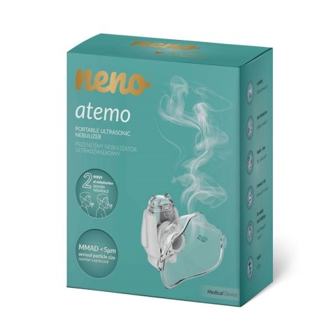 NENO PRZENOŚNY NEBULIZATOR ULTRADŹWIĘKOWY ATEMO
