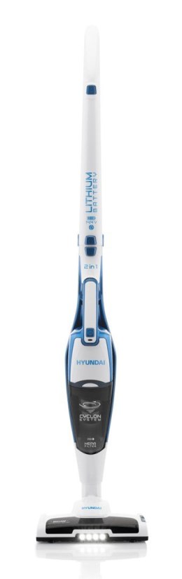 Hyundai VC 914 Odkurzacz stojący 2 w 1 Bateria Suchy HEPA Bez worka 0,5 l Biały, Niebieski