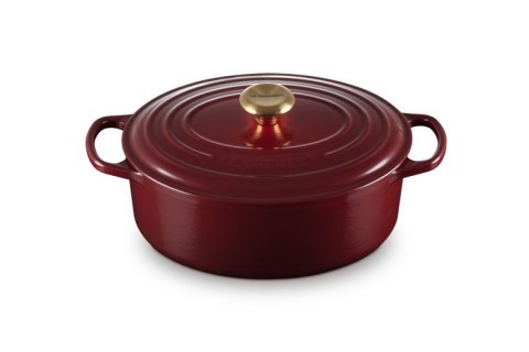 Le Creuset 21178299494441 garnek 4,7 l Owalny Czerwony