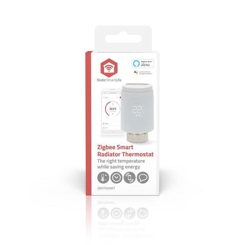 Inteligentny termostat grzejnikowy ZigBee Nedis SmartLife ZBHTR20WT