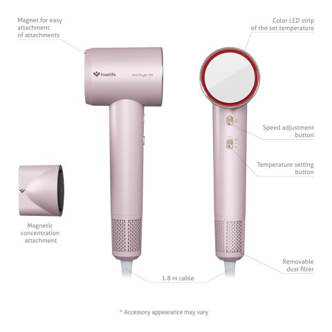 Suszarka do włosów TrueLife HairDryer D6