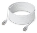 Ubiquiti UACC-Cable-Patch-EL-C6A-15M-W kabel sieciowy Półprzezroczysty, Biały Cat6a