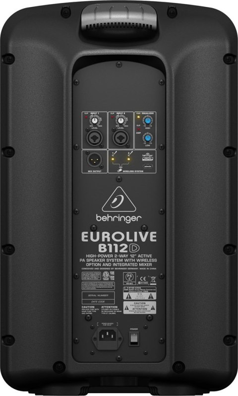 Behringer B112D - Kolumna głośnikowa aktywna 12"