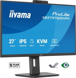 Iiyama ProLite XB2797QSNPH-B1 27IN IPS LCD 4MS 2560X1440 350CD/M2 HDMI/DP/USB 2 monitor komputerowy 68,6 cm (27