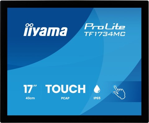 Iiyama ProLite TF1734MC-B8X monitor komputerowy 43,2 cm (17") 1280 x 1024 px Ekran dotykowy