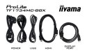 Iiyama ProLite TF1734MC-B8X monitor komputerowy 43,2 cm (17") 1280 x 1024 px Ekran dotykowy