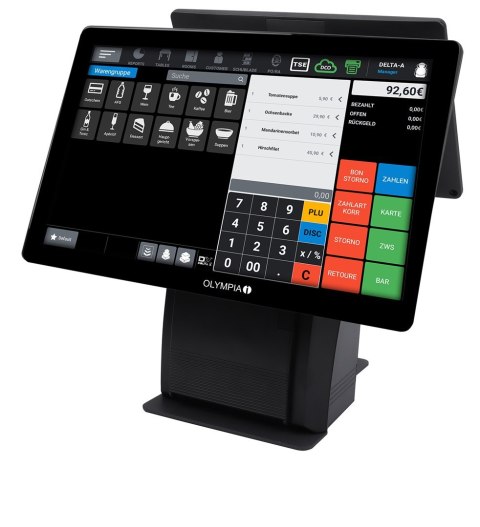 Olympia T215DK All-in-One 38,1 cm (15") Ekran dotykowy Czarny