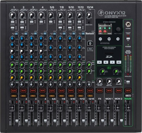Mackie ONYX 12 12 kan. 20 - 30000 Hz Czarny